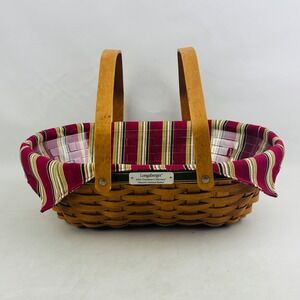 Longaberger Natures Garland Basket 2006 Christmas Collection Liner Protector USA